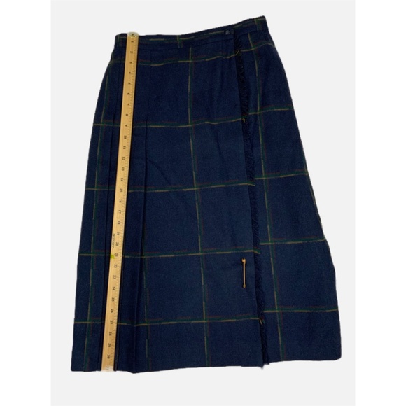 VINTAGE DAVID BROOKS WOOL SKIRT , SIZE 14 - Picture 3 of 4